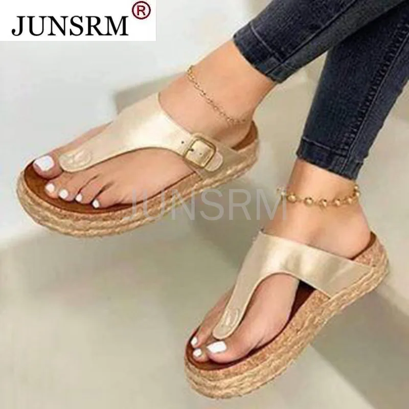 

Summer Women Sandals British Fashion Flip Flops Cork Trend Men Women Flip Flops Outdoor Slippers 2021 Trend shoes sandals women