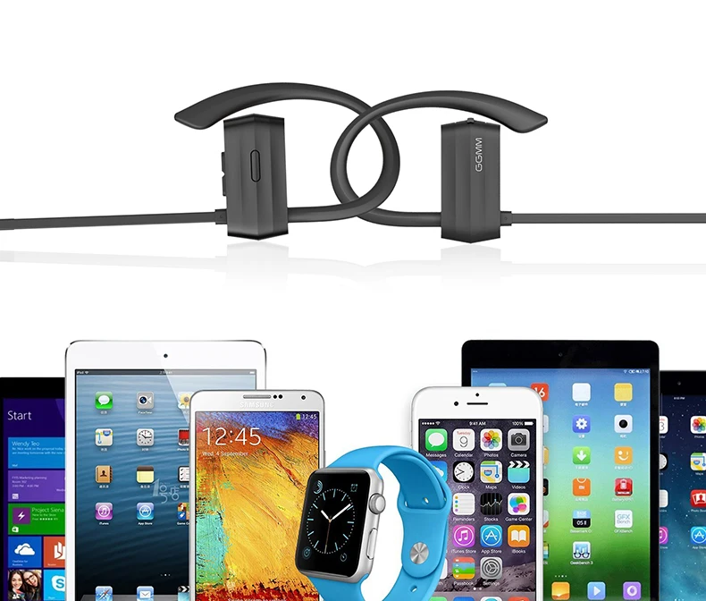 GGMM W600 Bluetooth наушники беспроводные Bluetooth наушники с микрофоном шумоподавление наушники стерео Бег Спорт гарнитура