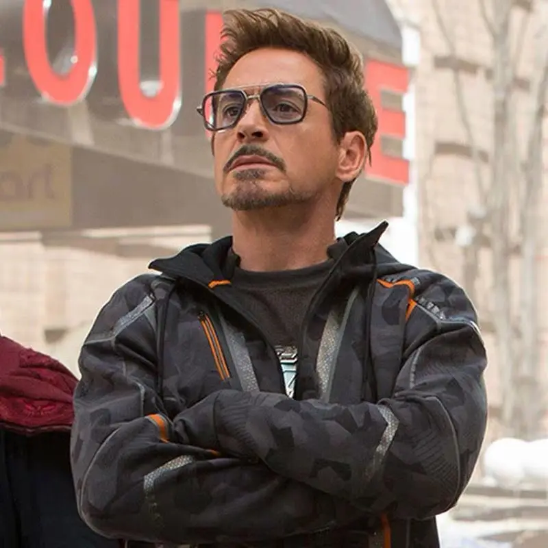 Роскошные модные Мстители Tony Stark стиль для wo мужские солнцезащитные очки квадратный фирменный дизайн солнцезащитные очки ретро мужские Железный человек Человек-паук