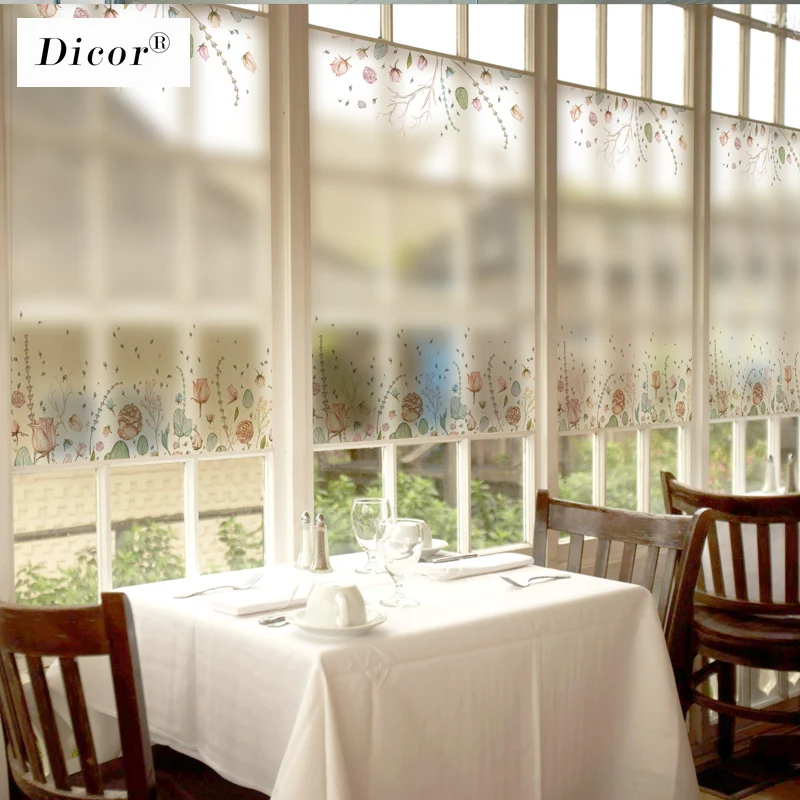 Стеклянная пленка для окон DICOR прозрачная непрозрачная декоративная домашнего