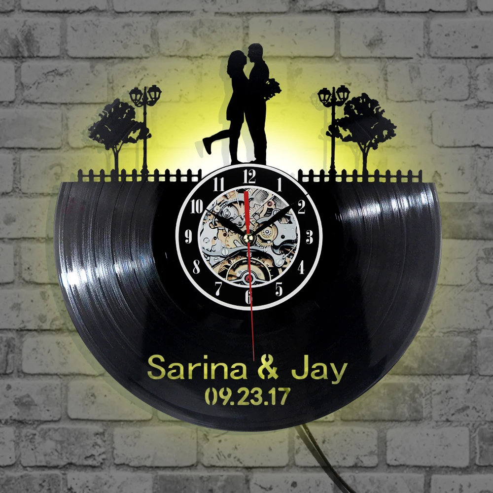 

New Record Vinyl Wall Clock In Wall Clocks Sarina& Jay Watch Moden Design Home Decor Vinyl Wall Clock Watch Free Shipping