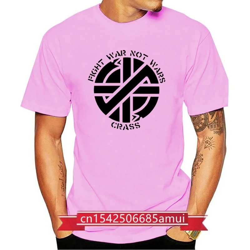 

New Crass Band Logo Punk Rock Men White T-Shirt Size S To 3XL