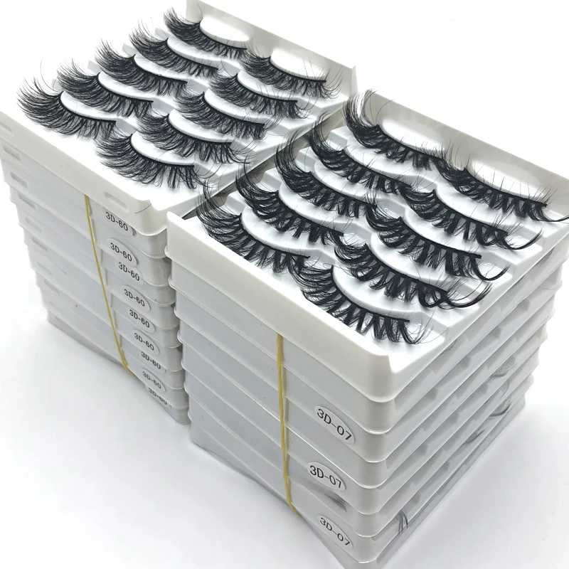 5 пар faux 3d норковые wimpers pluizige piekerige valse natuurlijke lange wimper extension make handgemaakte fake lash|Накладные