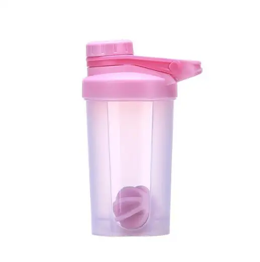 500ml Pink 500 ml/700 ml протеин порошок шейкер бутылка герметичная с ручкой тренажерный зал Фитнес Прочный Спортивный Бутылки для воды посуда для напитков - Цвет: 500ml Pink