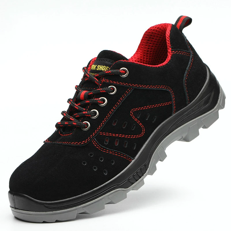 Новый дизайн Мужская модная обувь большого размера со стальным носком Рабочая