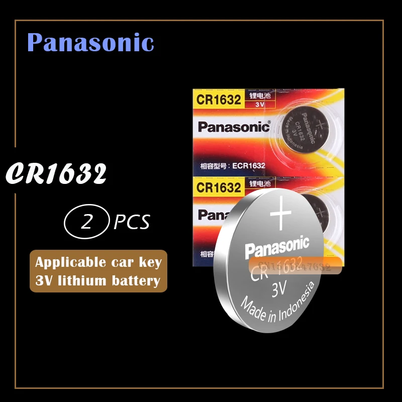 Литиевые Батарейки PANASONIC CR1632 1632 DL1632 3 в 2 шт.|Часовые батарейки| |