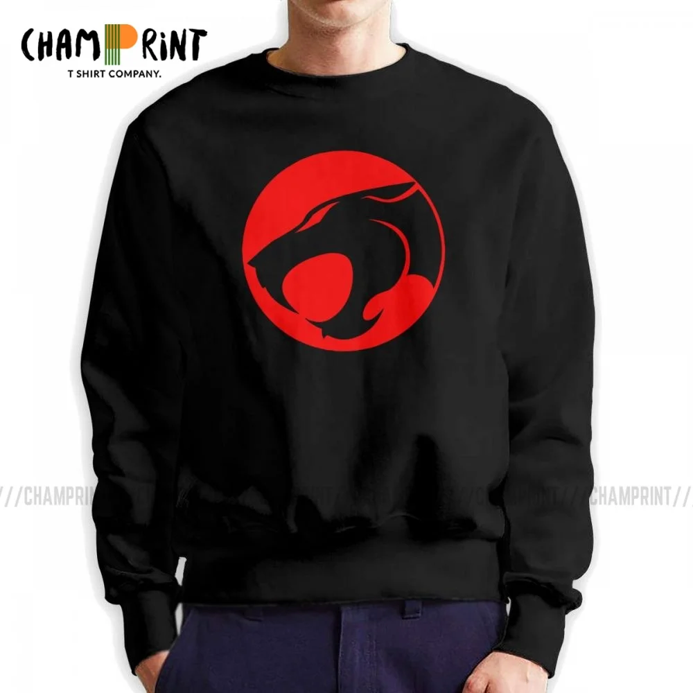 

Harajuku Funny Thundercats Emblem Hip Hop Men Pullovers Funky Sweatshirt 80s Retro Cartoon Crew Neck Clothes Normal Hoodie