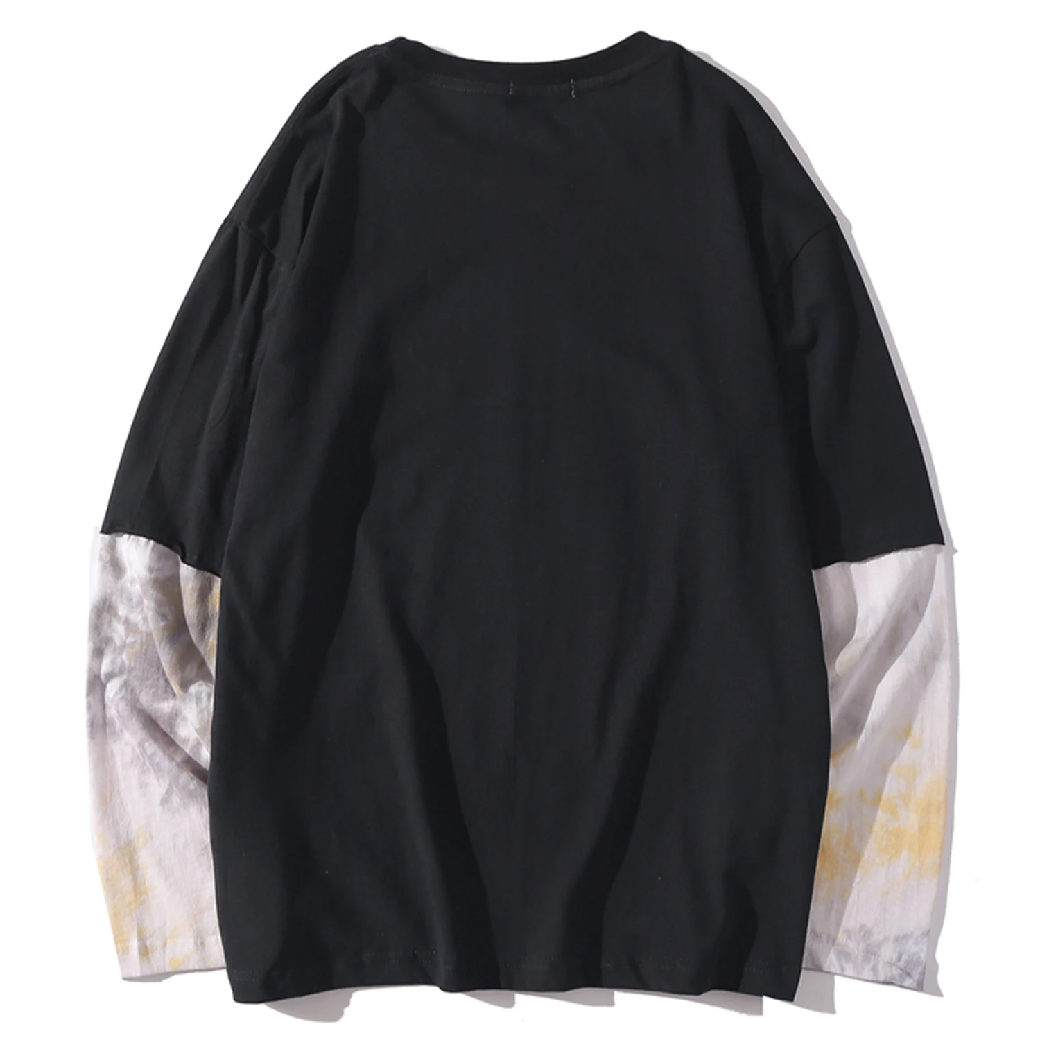 LACIBLE Винтаж вареный в стиле пэчворк с принтом Городская жизнь имитацией двух