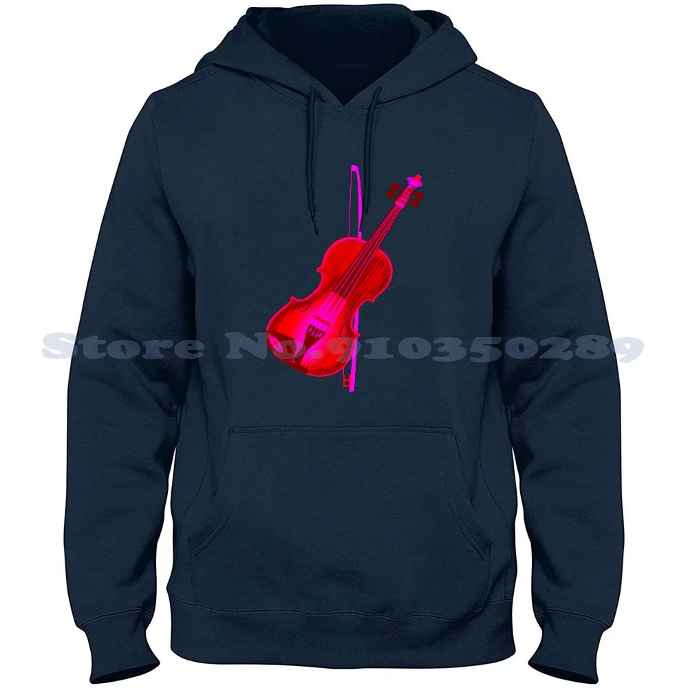 

Vibrant Violin Hoodies Sweatshirt For Men Women Violin String Instrument Orchestra Music Musical Musician Viola Cello Bass