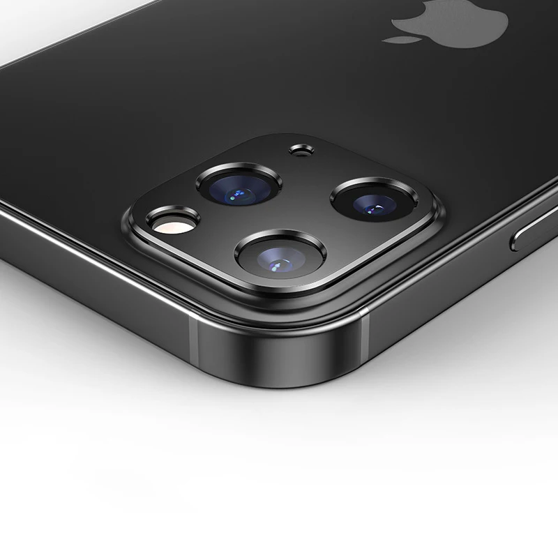Металлическая крышка объектива камеры для Apple iPhone 12 Pro Max ультра тонкая