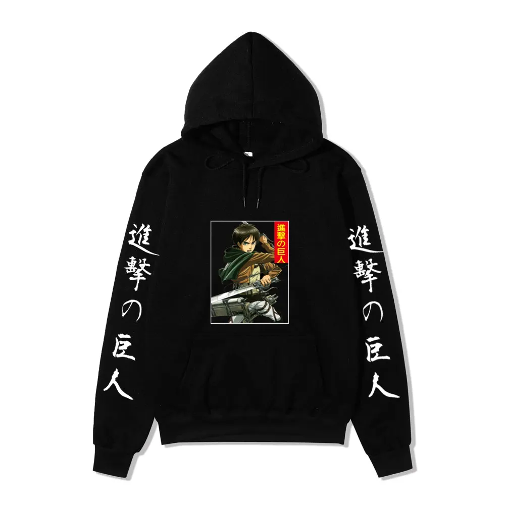 

Attack on Titan Hot Anime Hoodie Pullovers Tops Long Sleeves V-neck Autumn