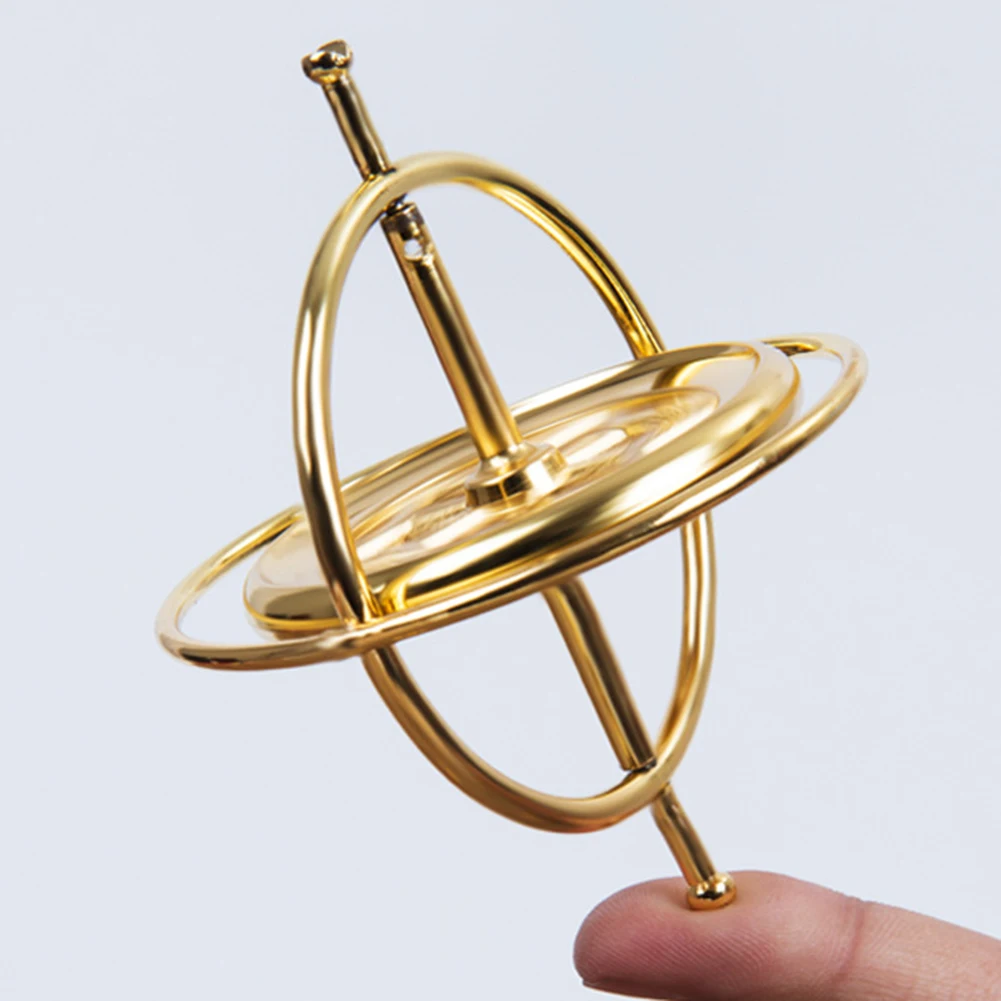 Classic Metal Gyroscope Gyro Pressure Relieve Speed Balance Educational Toy Intelligence Developmental Toys gift for children | Игрушки и