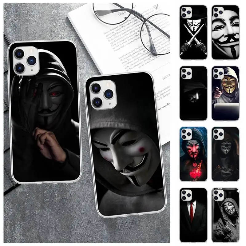 

Anonymous Phone Case For Samsung A12 5G A71 4G A70 A52 A51 A40 A31 A21S A20 A50 A30 S Transparent Cover