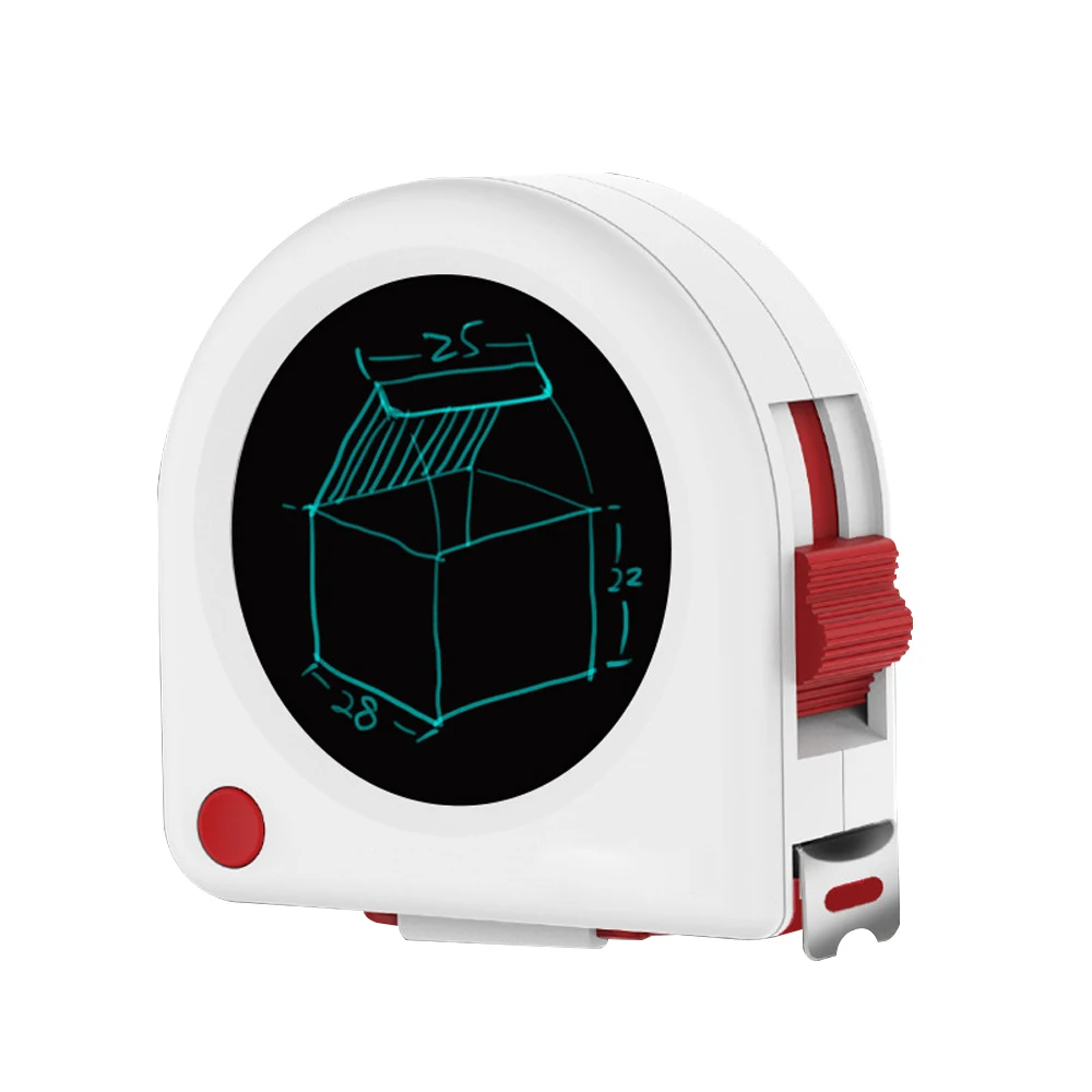 

Multifunctional Portable High Accuracy Retractable 5 Meters Tape Measure with LCD Writing Board