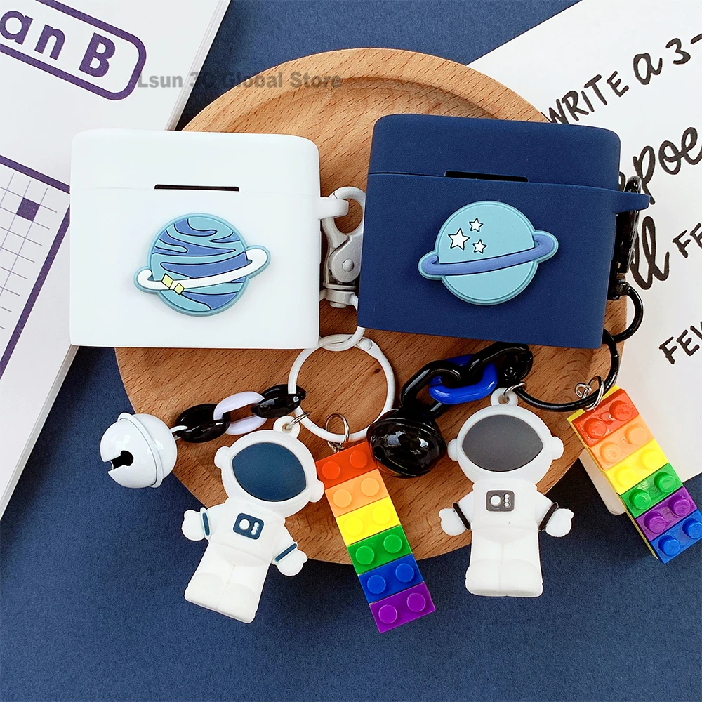 

Cute Astronaut Earphone Cover for Xiaomi Air2 Pro TWS Earphones Case for Mi Air 2 Pro Bluetooth Earphone Protective Accessories