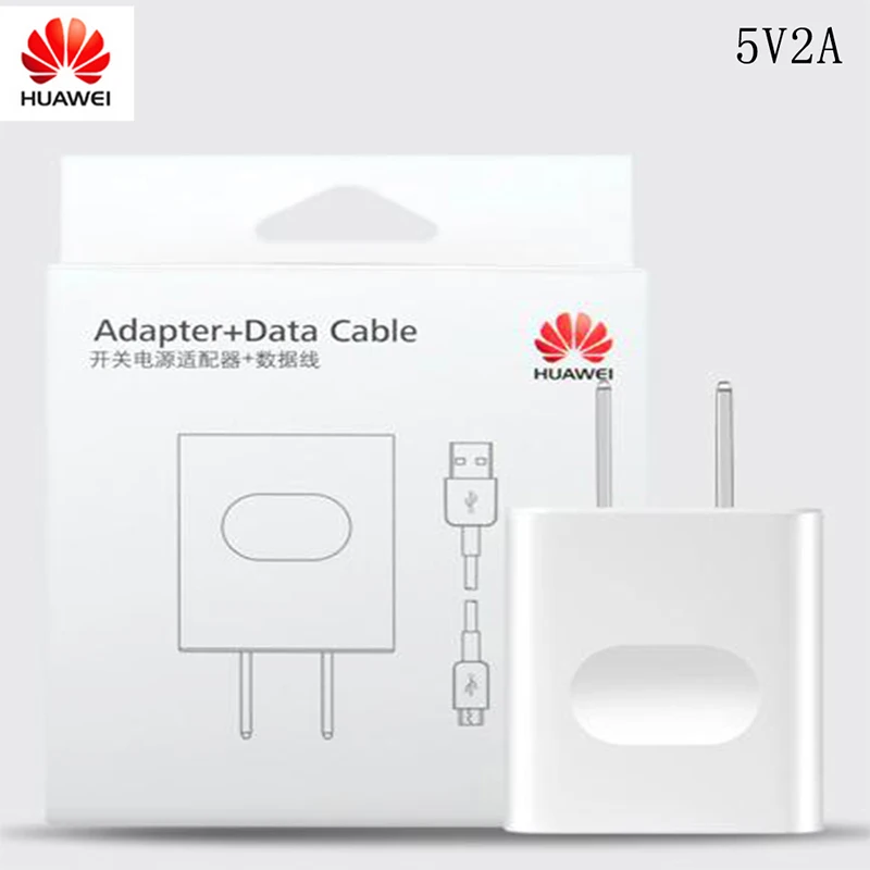 Huawei P10 P20 Pro lite P9 Plus адаптер зарядного устройства для путешествий 5V2A Micro USB кабель Nova