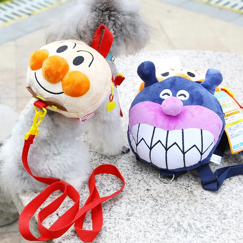 Милый мультяшный рюкзак для собаки школьная уличная сумка переноска с поводком