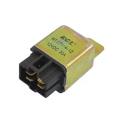 DC 12V 30A NO 4 штифта 6 мм монтажное отверстие гнездо автомобильный