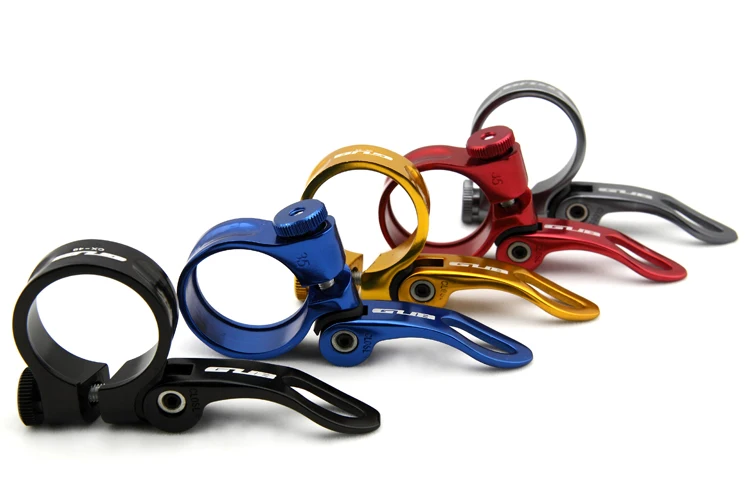 

31.8/34.9 Caliber Alloy MTB BMX Bike Seat Post Clamp QR Quick Release mountain Road fixed gear bike seatpost clip cx18 cx49