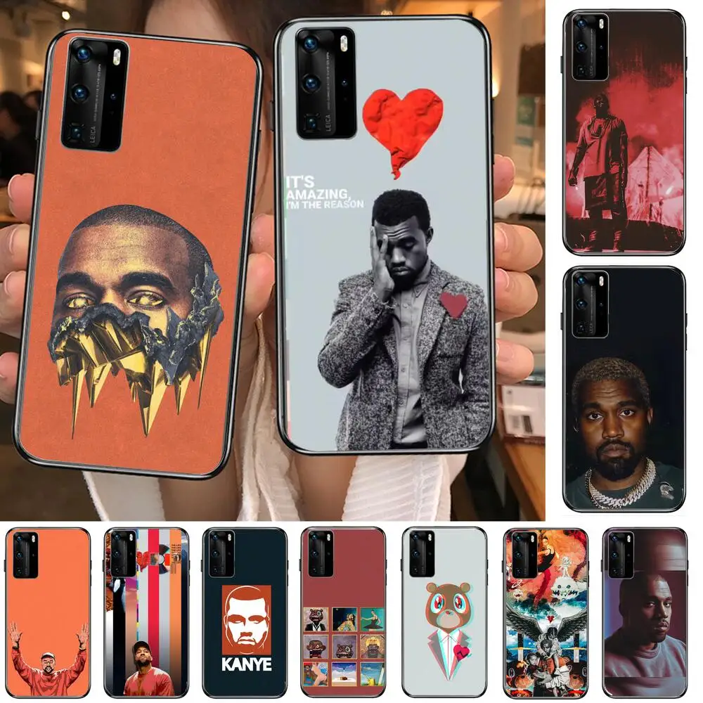 

Power Kanye Omari West Phone Case For Huawei P40 p30 P20 10 9 8 Lite E Pro Plus Black Etui Coque Painting Hoesjes comic fas