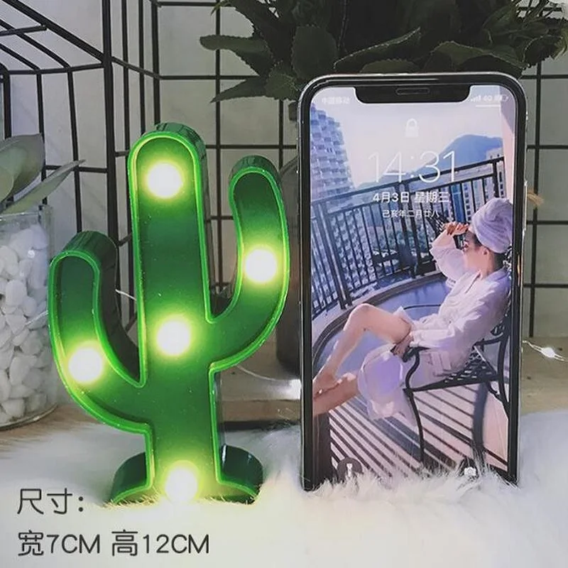 Новый ночник с ананасом детский светодиодный светильник подсветкой Фламинго