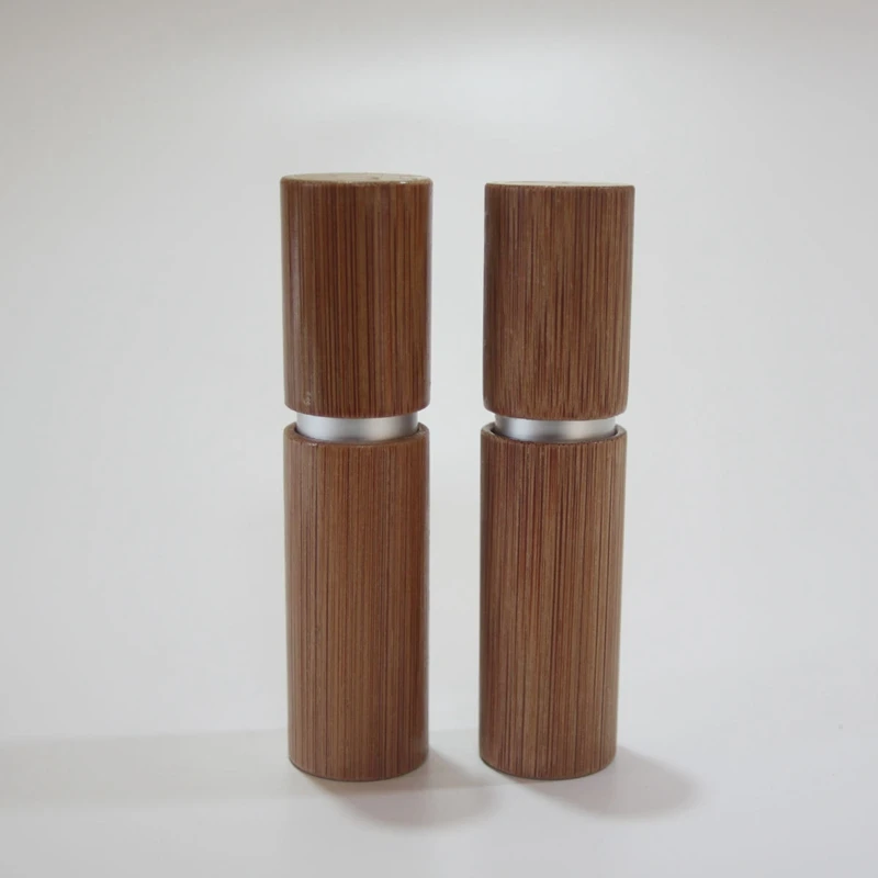 

10Pcs/Lot Bamboo Lipstick Tube Top Grade Lip Balm Sub Package DIY Empty High-End Bamboo Lipstick Container