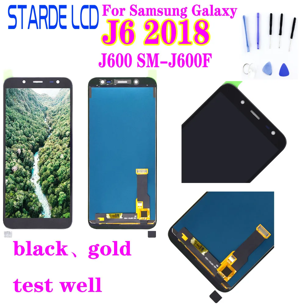 Для Samsung Galaxy J6 2018 J600 J600F J600Y ЖК дисплей с сенсорным экраном для SM J600G J600FN/ds в сборе
