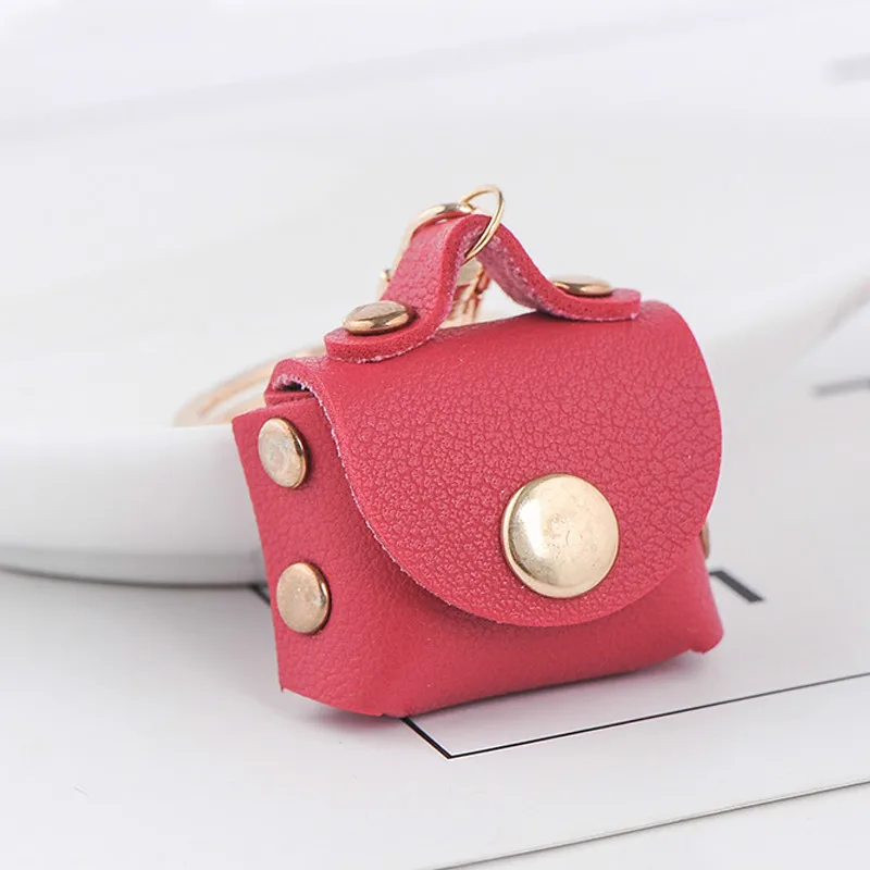 Модная женская кожаная сумочка в форме сумок украшение для кошелька брелок с
