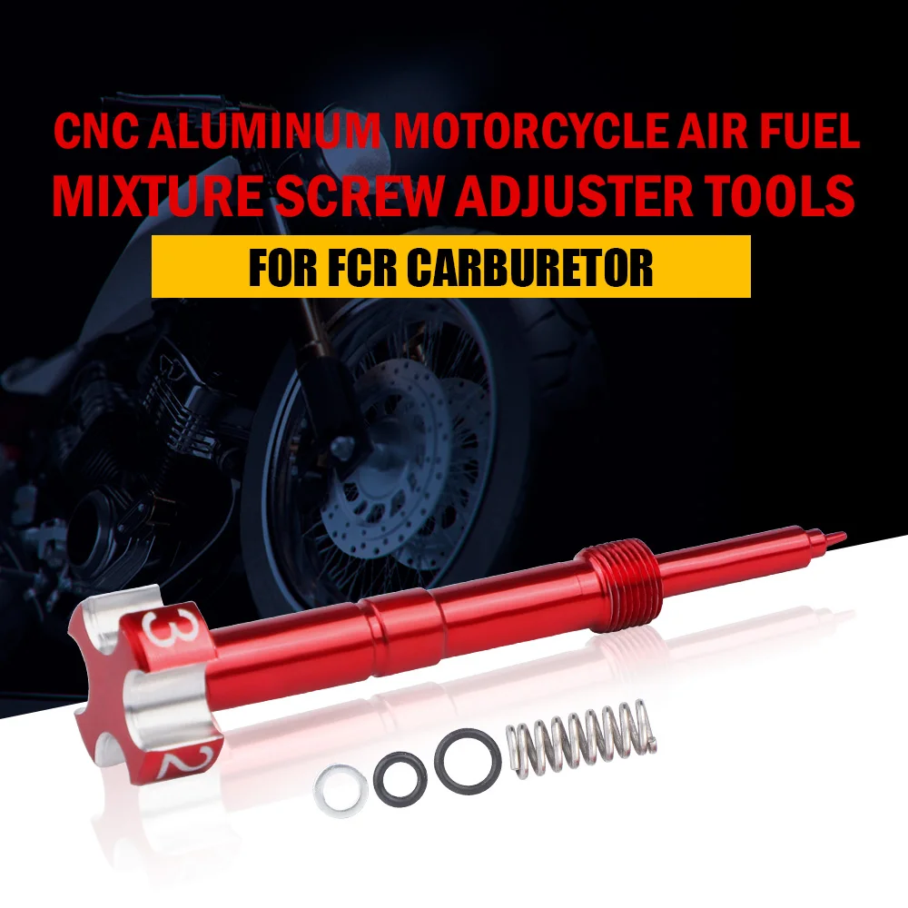 CNC Aluminum Motorcycle Fuel Mixture Screw Easy Adjustable tools For ATV Dirt Bikes for FCR Carburetor | Автомобили и мотоциклы
