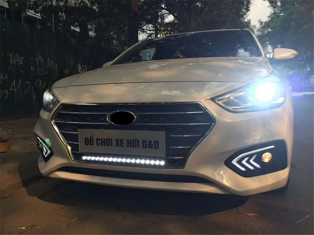 1 пара отложным воротником желтый сигнал реле автомобильные лампы дневного