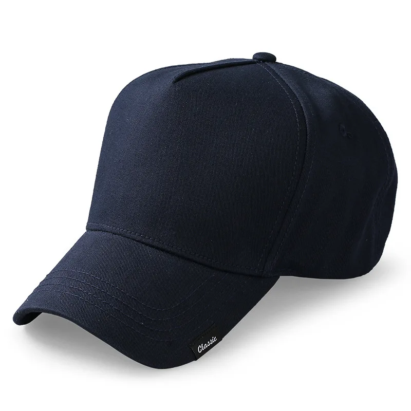 

High Top Oversize Baseball Cap Dad Pure Cotton Casual Sun Hat Man Women Big Size Curved Peak Snapback Hats 56-60cm 60-65cm