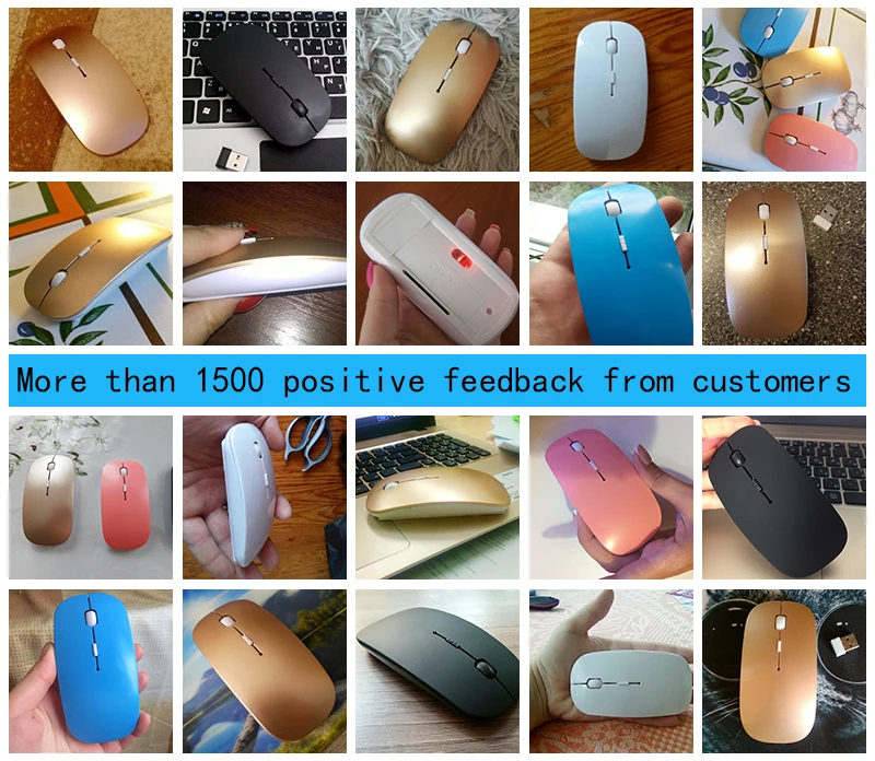 Оптическая Беспроводная игровая мышь 2400 DPI с 4 кнопками USB для ПК ноутбука