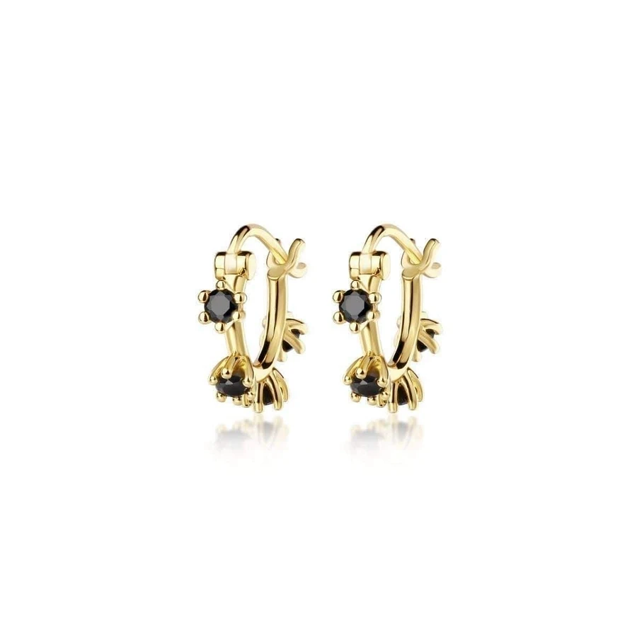 

BOAKO 925 Sterling Silver Earrings For Women Mini Zircon Earrings Dangle Ear Piercing Pendientes Mom Gift 2021 Trend Unusual