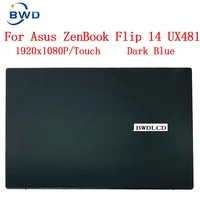 original 14inch 90nb0p61 r20020 for asus zenbook flip 14 ux481 ux481f laptop lcd panel touch screen assembly upper