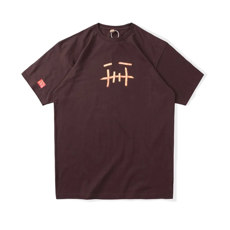 

Travis Scott x McDonald's co branded short sleeve French fries printed men's and women's sports T-shirt