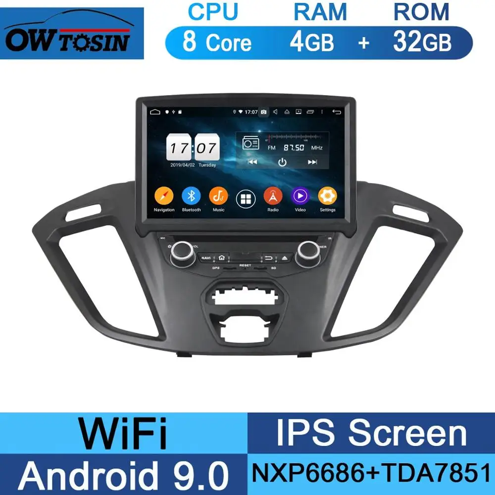 32G " ips 1920*1080 8 ядерный 4G+ 64G Android 9,0 автомобильный dvd-плеер для Ford Transit Custom 2013 DSP радио gps - Цвет: 32G