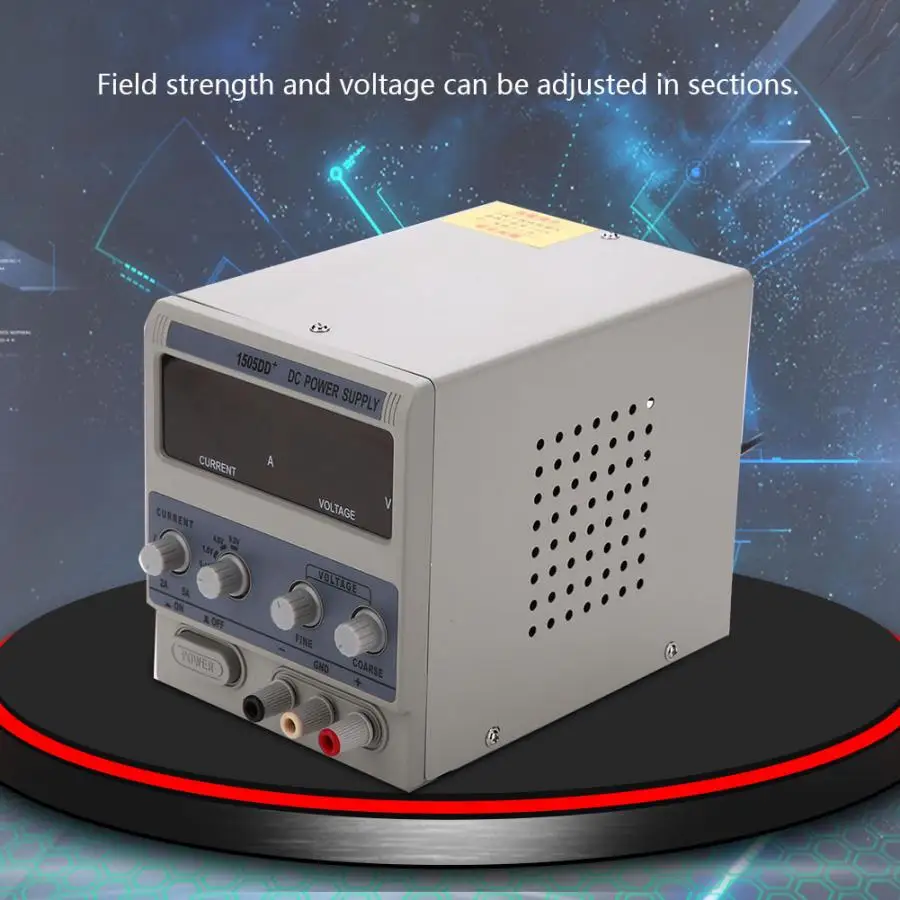 Прецизионный Регулируемый источник питания постоянного тока цифровой дисплей 0