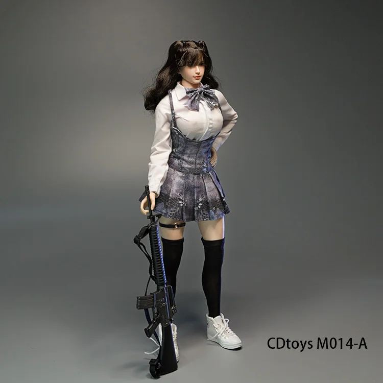 Cdtoys M014 1/6 женская модель одежда для солдат JK Костюм Униформа с кроссовками носки