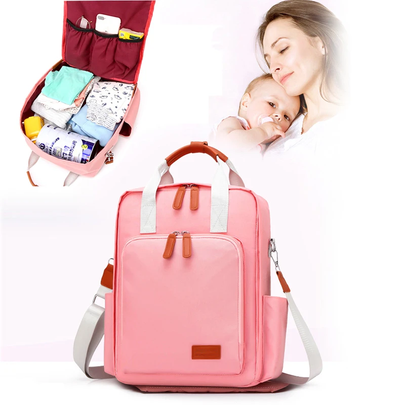 

Baby Diaper Bag Mummy Maternity Backpack Nappy Bag Large Capacity Waterproof Baby Organizer Care Nursing Bag for Baby Mom