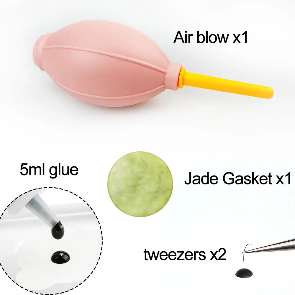 

ABONNIE Eyelash Extension Starter Kit Practice Grafting Base Tool Suit for Cilia Salon Trainer