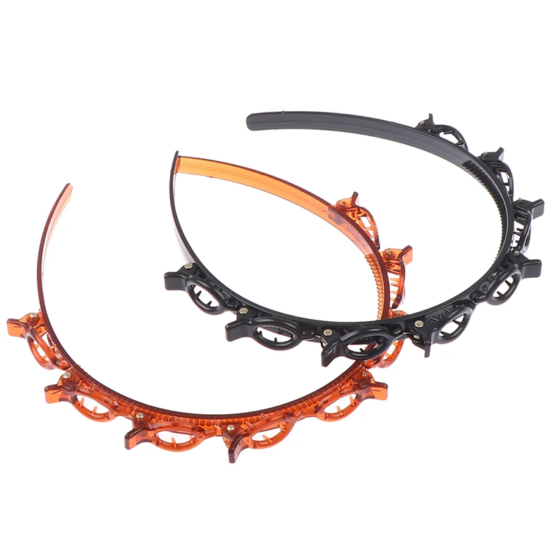 

2PCS/set Fashion Double Bangs Hairstyle Hairpin Double Layer Bangs Clip Headband