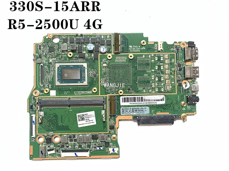 Для Lenovo ideapad 330S-15ARR материнская плата для ноутбука 5B20R27416 Φ 4 Гб RAM DDR4 100% полностью