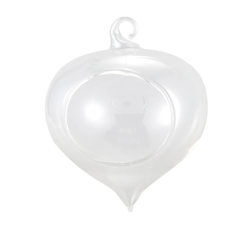 1 шт. Милая домашняя модная прозрачная стеклянная ваза в форме фонаря для