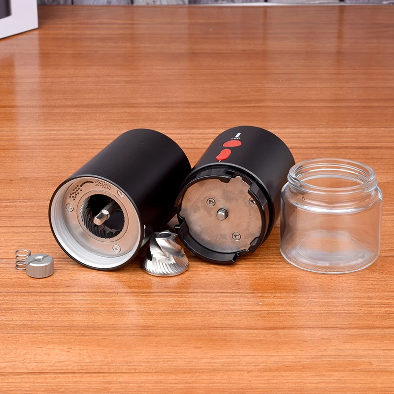 Портативная кофемолка из нержавеющей стали 304 с USB зарядкой автомобильная