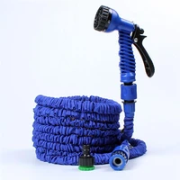 garden hose pipe water hose expandable hose 7 patterns water gun foam pot big promotion blue green 25 150ft