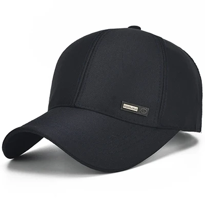 Dark blue Однотонная весенне-летняя кепка, фирменная бейсболка для мужчин и женщин, кепка для папы, бейсболки для мужчин Bones Masculino - Цвет: Dark blue