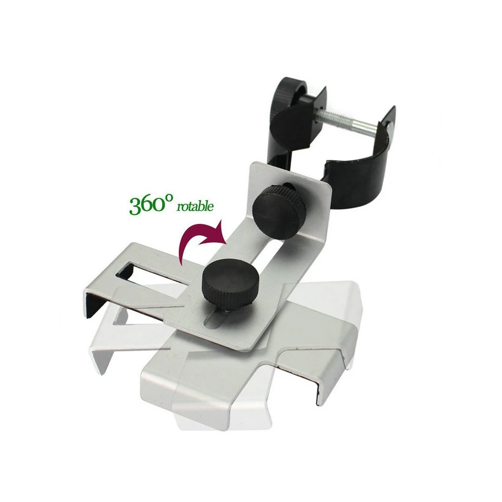 Держатель для мобильного телефона Datyson Upgraded Metal для телескопа 2 дюйма 38-50 мм 360-градусный адаптер для бинокля, монокуляр и телескопов.