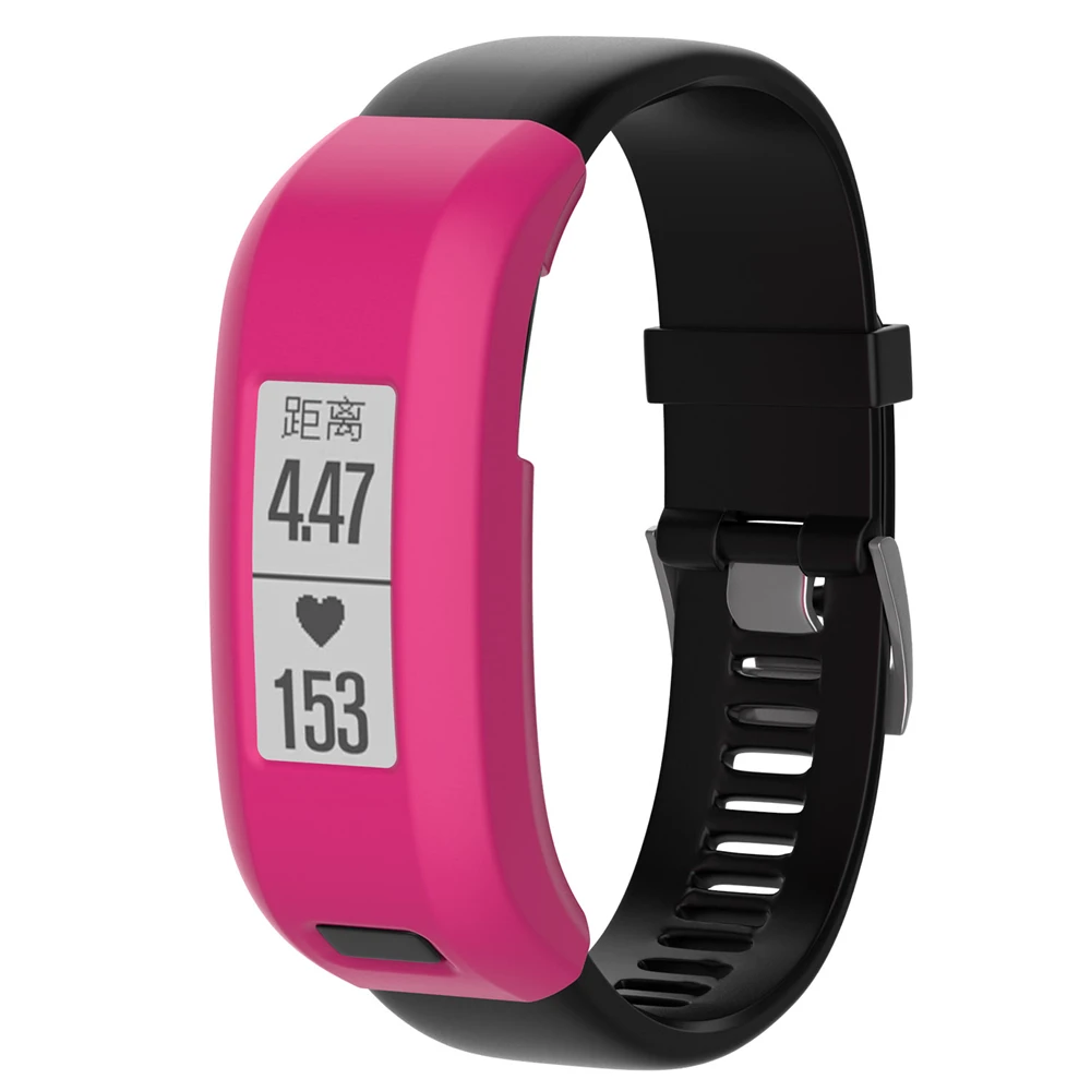 Силиконовый защитный чехол для Garmin Vivosmart HR прозрачный из ТПУ защитная пленка