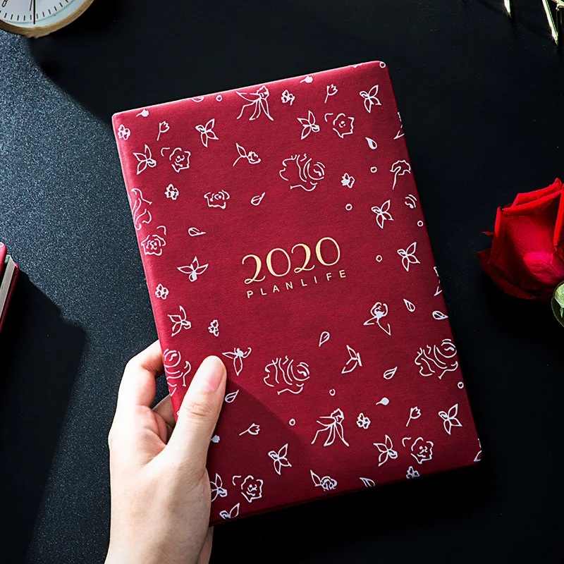 A5 Agenda 2020 планировщик блокнот-органайзер ежедневный ежемесячный недельный план