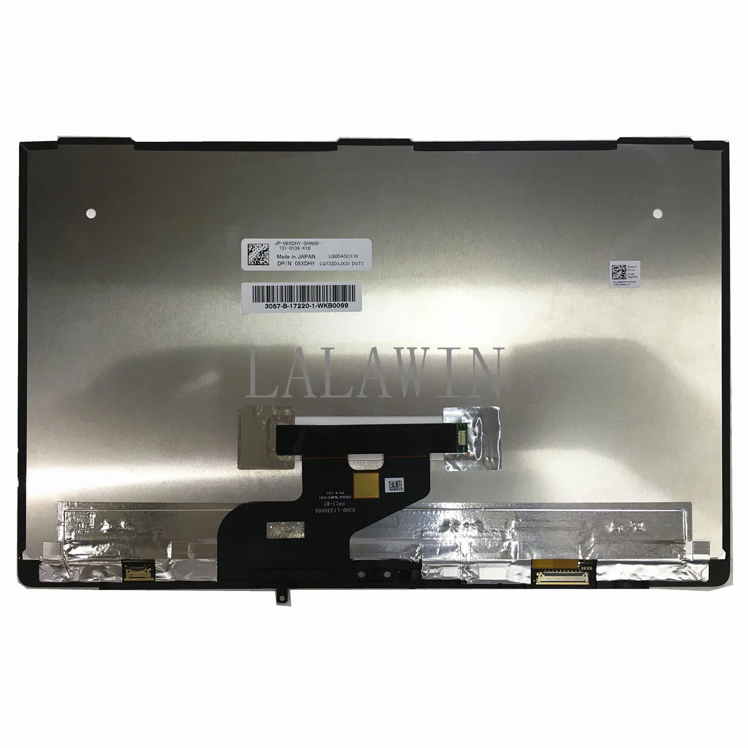 Для Dell XPS 13 9370 3840*2160 DP/N 08XDHY LQ133D1JX31 LQ0DASC119 ЖК-светодиодный сенсорный экран Замена